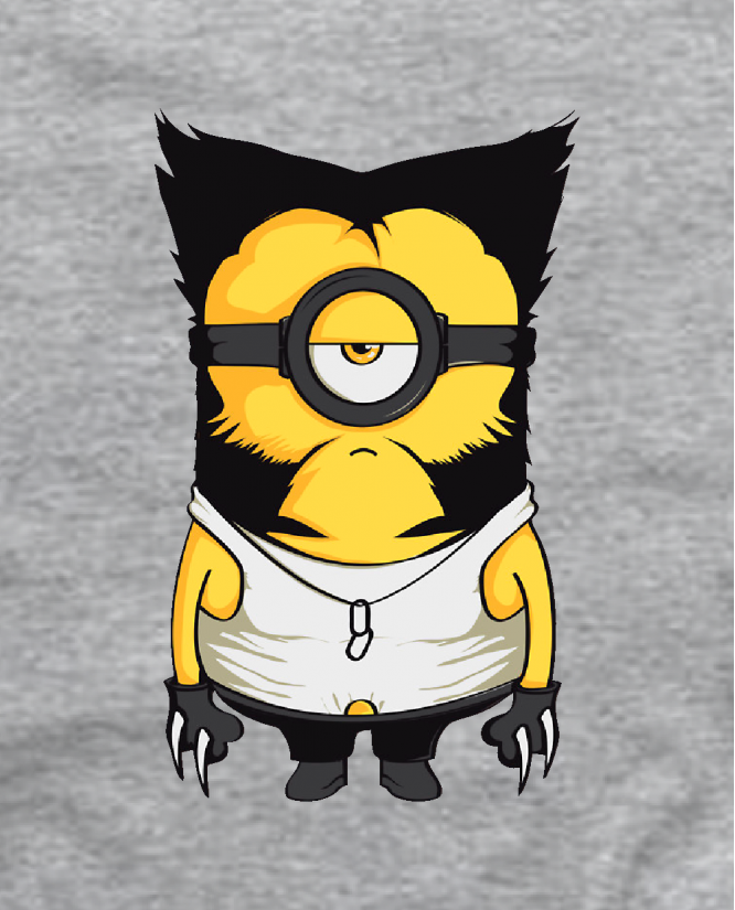  Marškinėliai Minion  X-man Wolverine